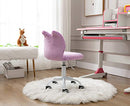 Swivel Kids Desk Chair Adjustable Rolling Student Chair Living Room