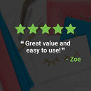 Crystal Clear Glue Sticks, 50 Pieces