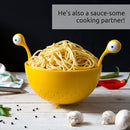 Spaghetti Monster- Kitchen Strainer for Draining Pasta,Dishwasher Safe Strainer