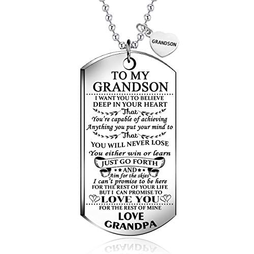 To My Grandson from Grandpa I Want You To Believe Gift