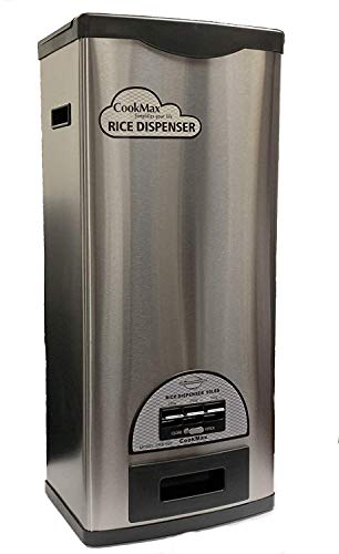 Stainless Steel Rice Dispenser 50 Pounds, rice dispenser & large