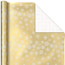 Foil Christmas Wrapping Paper with Cut Lines on Reverse (3 Rolls: 60 Sq. Ft. Ttl)