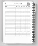 Fitness Logbook Softcover Black