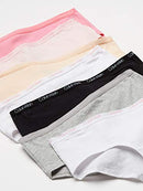 Kids Modern Cotton Hipster Panties Value Pack -7 Pack, Large
