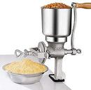 Tall Cast Manual Iron Mill Grinder Hand Crank Grains Oats Corn Wheat Coffee Nuts