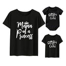 Gourd Doll Mother & Daughter Matching T-Shirts Set Mom & Baby Girl Bodysuit