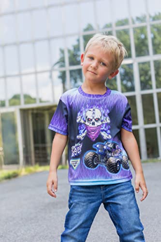 Monster Jam Son-uva Digger Little Boys Graphic T-Shirt Blue 6