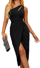 Summer Sexy Wedding Guest Dresses for Women One Shoulder Cutout