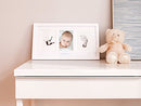 Babyprints Newborn Handprint and Footprint Photo Frame with Clean-Touch Ink Pad