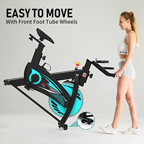 Magnetic Resistance Indoor Cycling Bike With LCD Monitor Smart Spin Bike Connect App