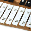 Professional Wooden Soprano Full Size Glockenspiel Xylophone with 27 Metal Keys