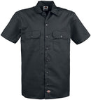 Short Sleeve work utility shirts, Black, XX-Large US