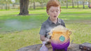 Magic Mixies Magical Misting Cauldron with Interactive 8 inch Blue Plush Toy and 50+ Sounds and Reactions, Multicolor