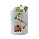 Creative Plants Flower Pots Brush Pots Ornaments for Succulent Plants Pot Decorated