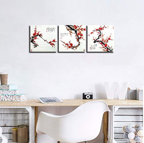 NAN Wind Small Size Traditional Chinese Painting of Plum Blossom Canvas Prints