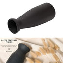 Black Ceramic Vase for Pampas Grass, Modern Boho Home Decor Style