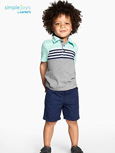 Simple Joys by Carter's Baby Boys' Toddler 2-Pack Flat Front Shorts