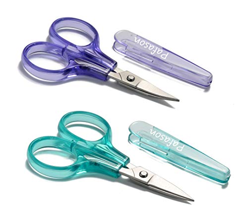 Sharpest and Precise Stainless Steel Curved & Straight Thread Yarn Cutting Scissors