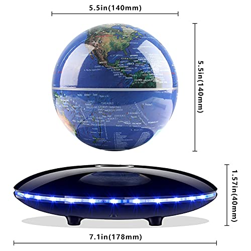 Levitating Globe,Cool Gadgets Magnetic Globes Floating Globe World Map