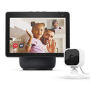 All-new Echo Show10 (3rd Gen)Charcoal w/ Blink Mini Indoor Smart Security Camera