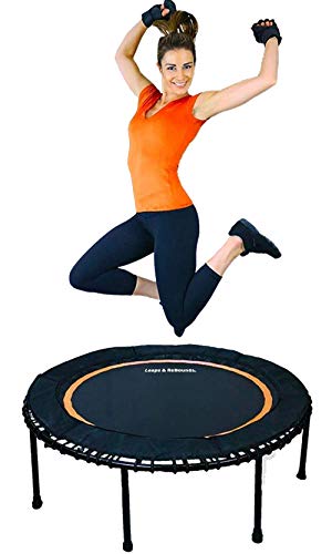 Mini Trampoline for Adults And Kids - Rebounder with Online Workout Videos