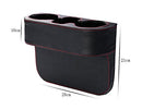 Coin Side Pocket Console Side Pocket Leather Cover Car Cup Holder
