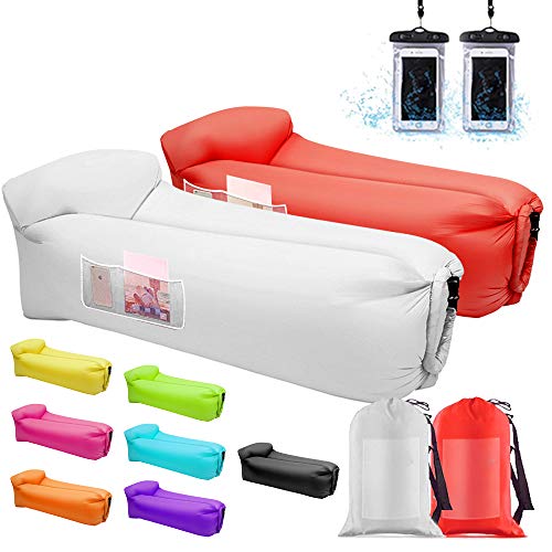 Air Sofa Inflatable Loungers,2 Pack Inflatable Couches and Sofas