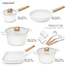 Cookware Set Non-Stick Scratch Resistant 100% PFOA Free Induction Aluminum Pots