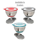 Stainless Steel Mixing Bowl with Non-Slip Bottom