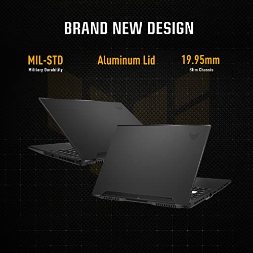 ASUS TUF Dash 15 (2022) Gaming Laptop, 15.6" 144Hz FHD Display, Intel Core i7-12650H, GeForce RTX 3060, 16GB DDR5