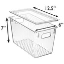 Plastic Storage Bins with Lids – Perfect Kitchen Organization or Pantry Storage