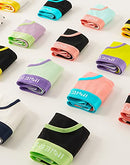 Big Girls' Underwear Teens Contrasting Color Cotton Briefs Panties 6 Pack