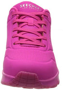 Skecher Street Women's Uno - Night Shades Sneaker, Pink
