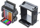 Skywin Game Storage Tower for Nintendo Switch - Game Disk Rack and Controller Organizer Compatible with Nintendo Switch and Accessories