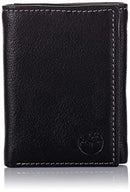 Timberland Men's Genuine Leather RFID Blocking Trifold Security Wallet, Black