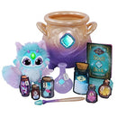Magic Mixies Magical Misting Cauldron with Interactive 8 inch Blue Plush Toy and 50+ Sounds and Reactions, Multicolor