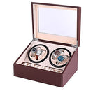 Automatic Watch Winder Display Box, 4+6 Leather Rotating Display Box