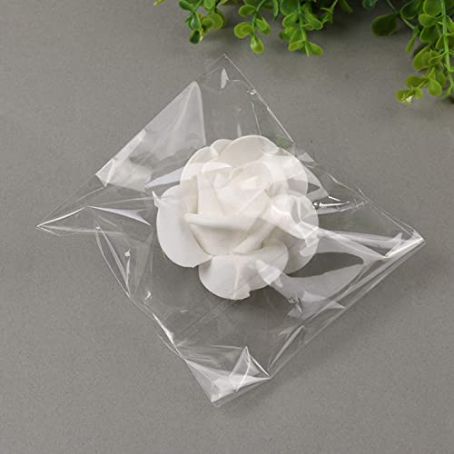 Clear Self Sealing Cellophane Bags,4x6 Inches 200 Pcs Cookie Bags Resealable