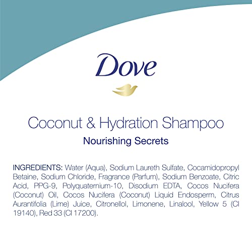 Nourishing Secrets Hydrating Shampoo for Daily Use Coconut and Hydration Dry Hair