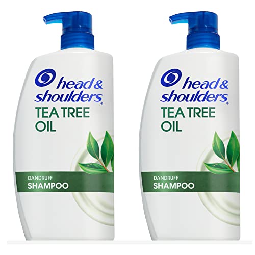 Head & Shoulders Tea Tree Anti-Dandruff Shampoo, 32.1 Fl Oz Each, Twin Pack