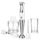 5-in-1 8-Speed Stick Blender with 500ml Food Grinder,Puree Infant Food, Smoothies