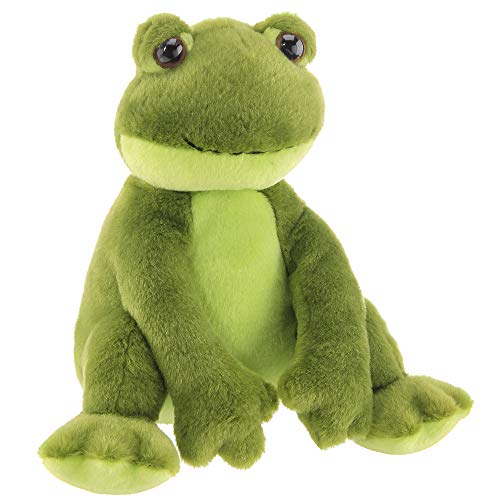 Bearington Ribbity Plush Stuffed Animal Frog, 8.5 Inches