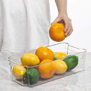 8pcs Clear Plastic Bins For Fridge, Freezer, Pantry Organization and Storage