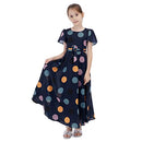 Dresses for Girls 10-12 Short Sleeve Polka Dot Boho Dresses with Belt