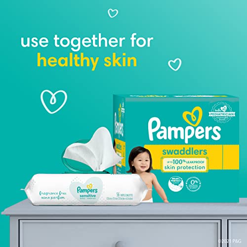 Diapers Size 4, 150 Count - Pampers Swaddlers Disposable Baby Diapers