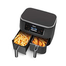 Ninja DZ201 Foodi 6-in-1 2-Basket Air Fryer with DualZone Technology, 8-Qt