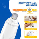 Dog Nail Grinder, Upgraded Cat Dog Nail Trimmers Super Quiet Dog Nail Clipper