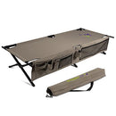 Camp Cot, Folding Camping Cot, Guest Bed, 300 lbs Capacity, Steel Frame