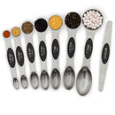 Magnetic Measuring Spoons Set-Kitchen Measuring Spoon Stainless Steel  (8Pcs)