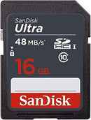 5 Pack - SanDisk Ultra 16GB SD SDHC Memory Flash Card UHS-I Class 10